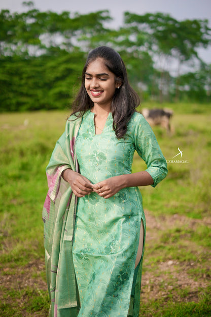 Green Mist Kurti
