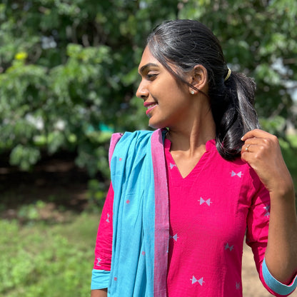 Blue stone kurti set