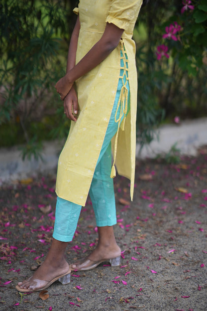 Lime Mojito kurti set