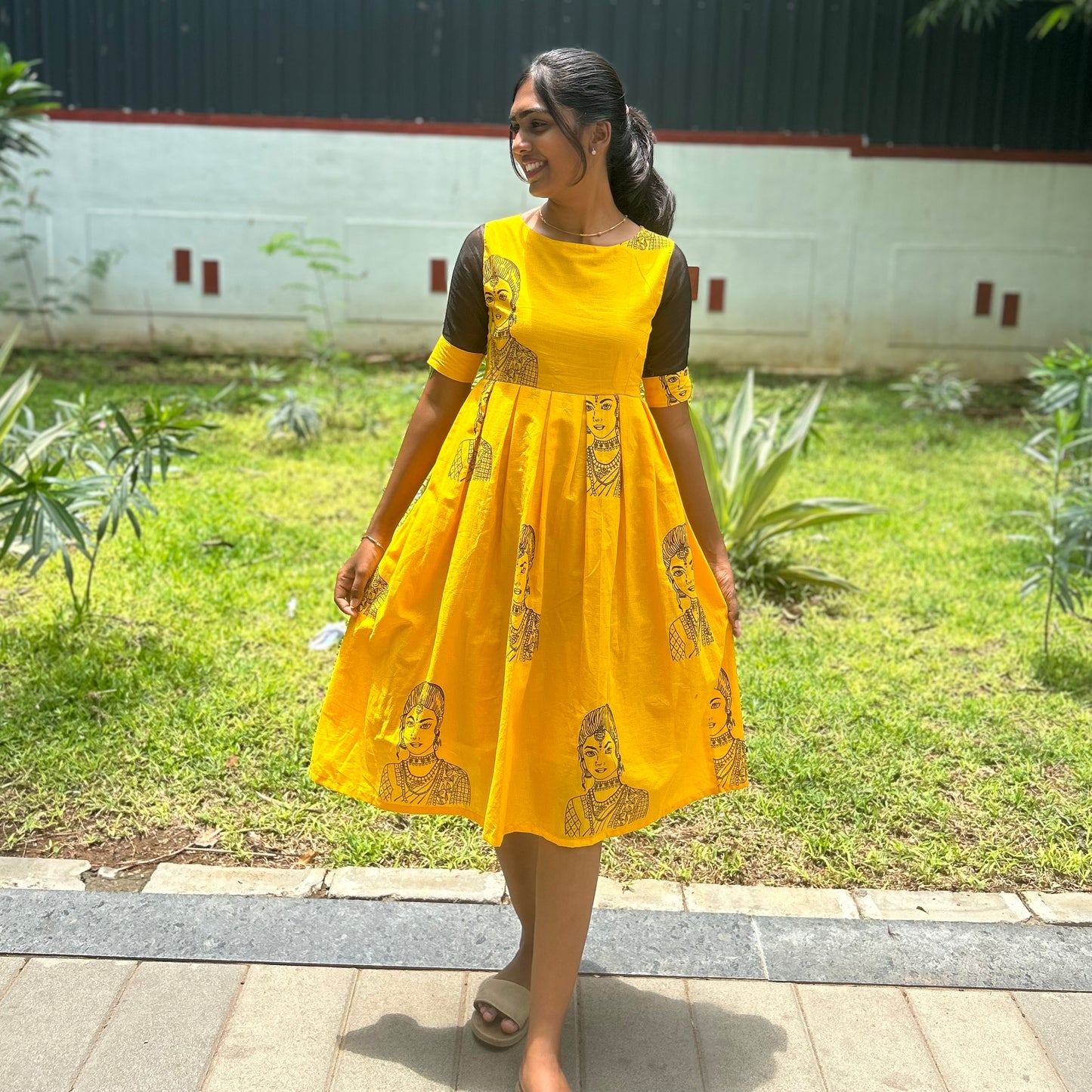 Classic Haldi Charm dress