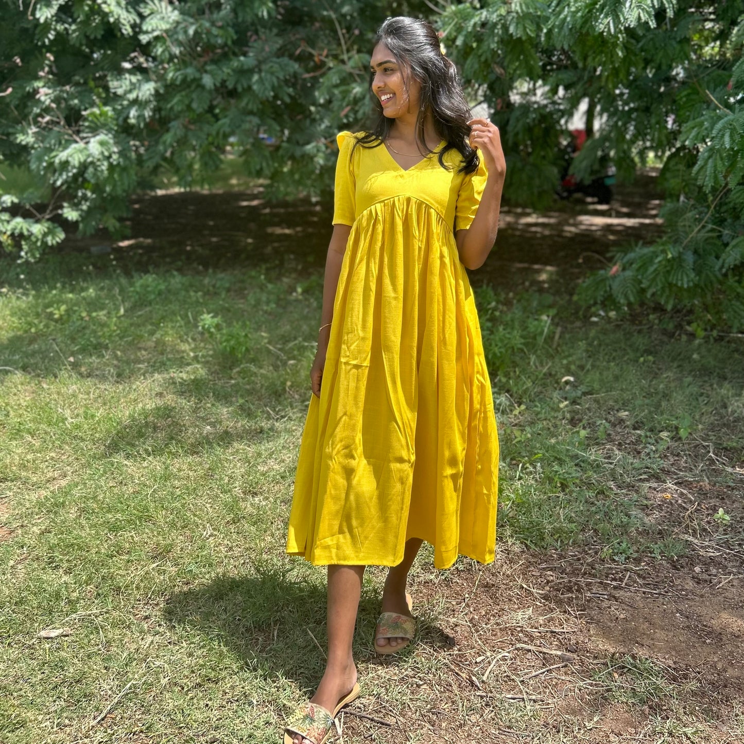 Amber Bloom Dress