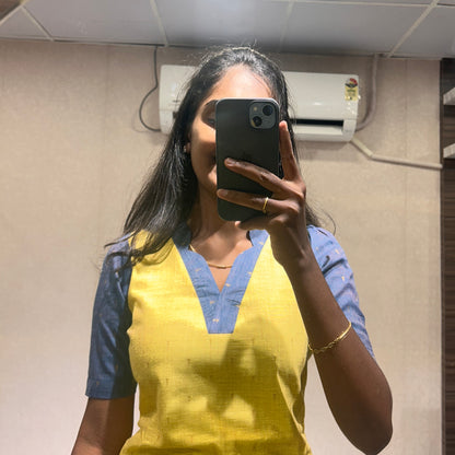 Yellow Envi Kurti
