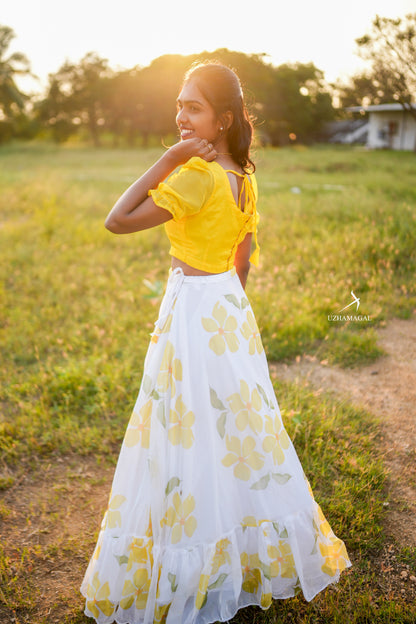 Haldi Skirt Set