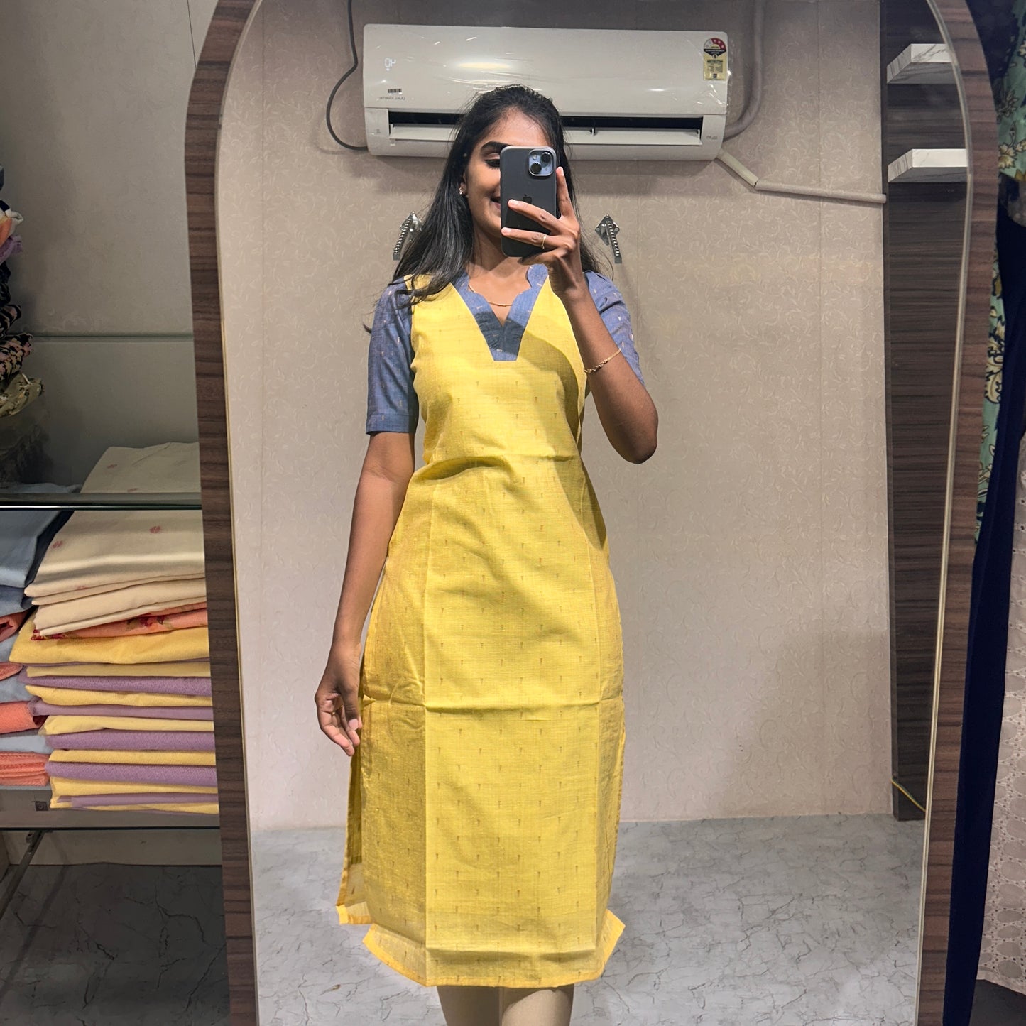 Yellow Envi Kurti