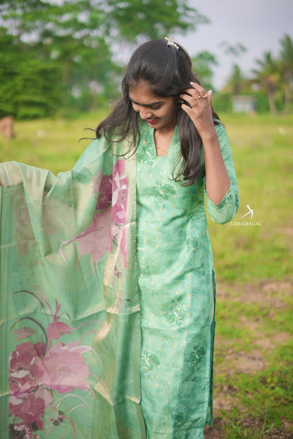 Green Mist Kurti