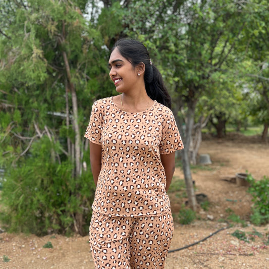 Cheetah chic loungeset