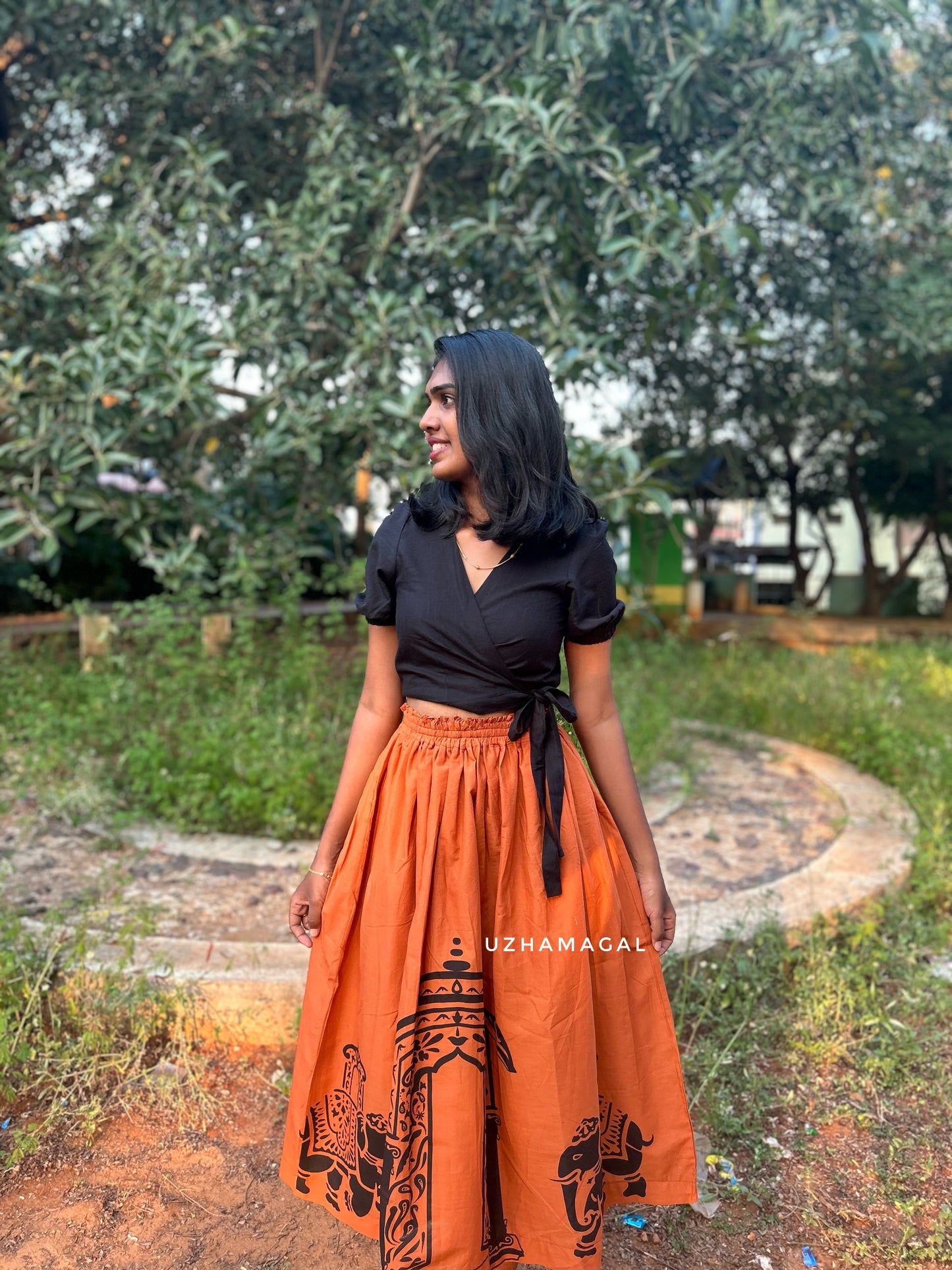 Wrap of the Wild Skirt set