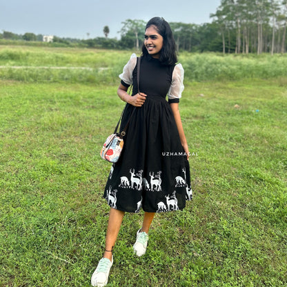 Midnight deer dress