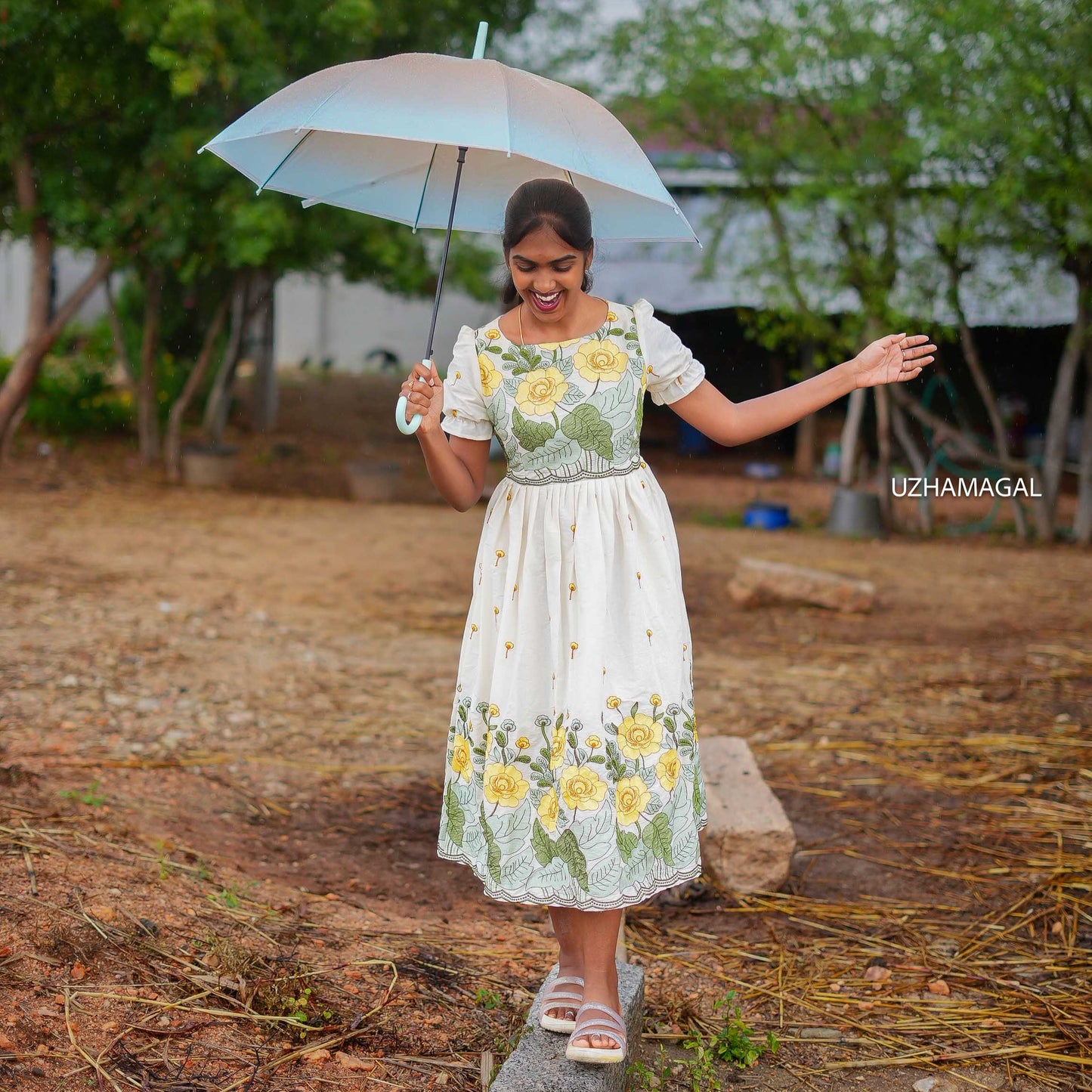 Classic White Charm dress