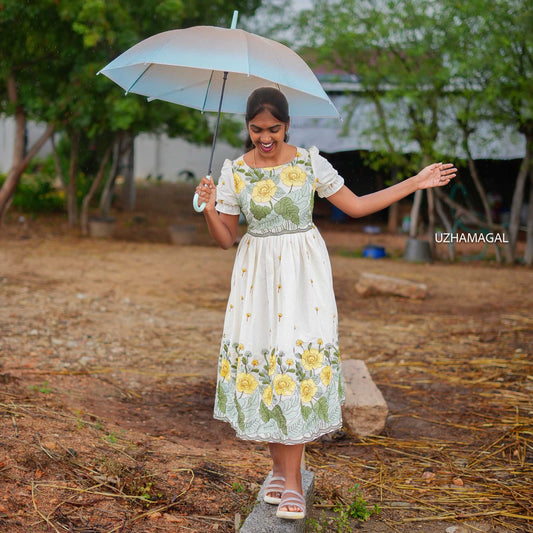 Classic White Charm dress