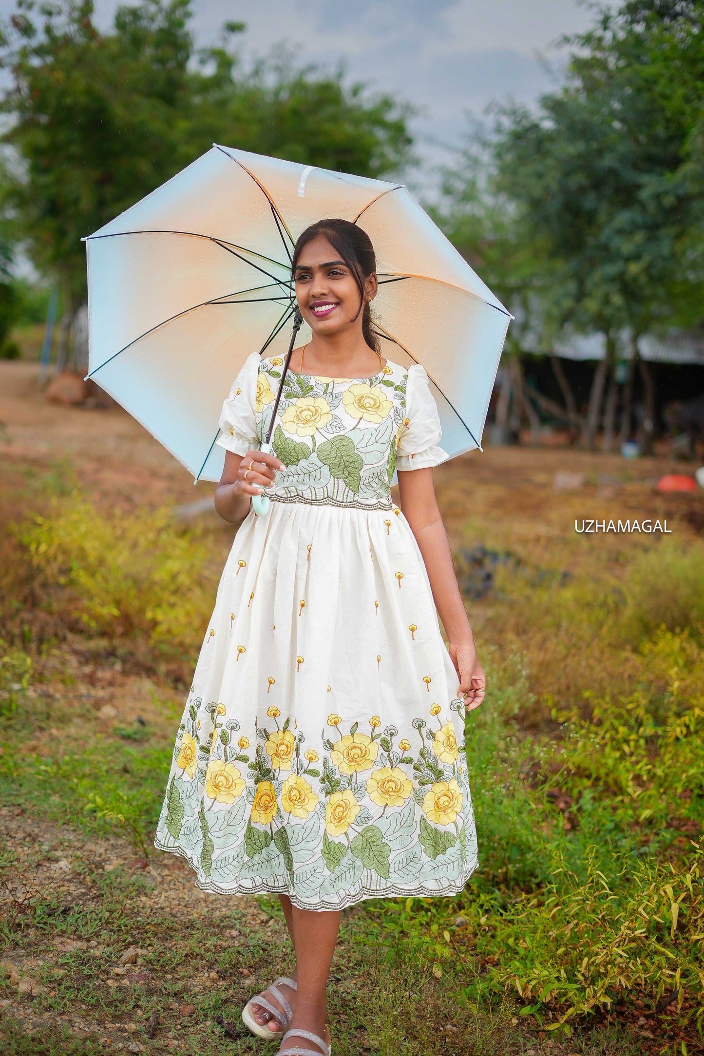 Classic White Charm dress
