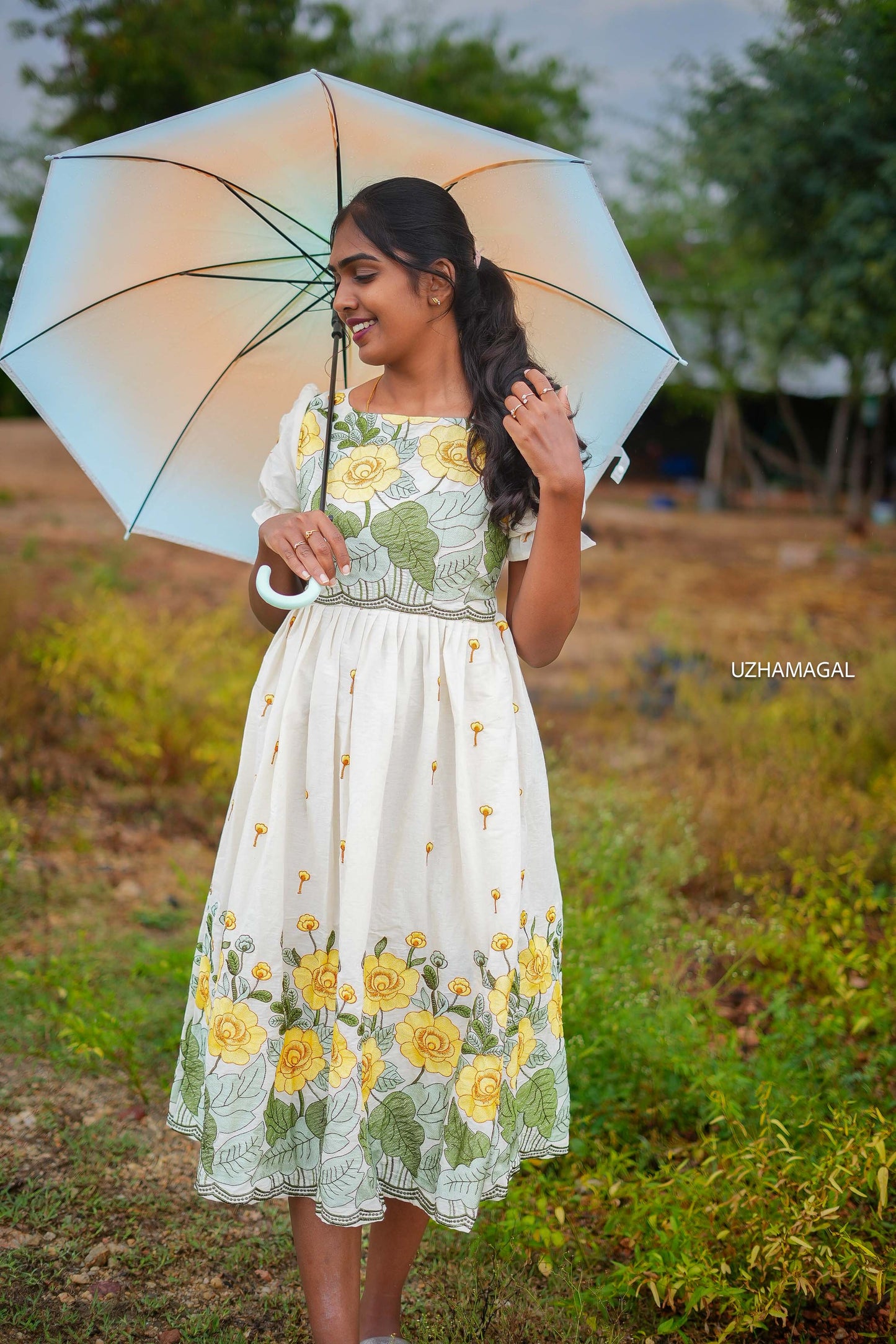 Classic White Charm dress