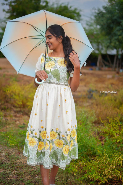 Classic White Charm dress
