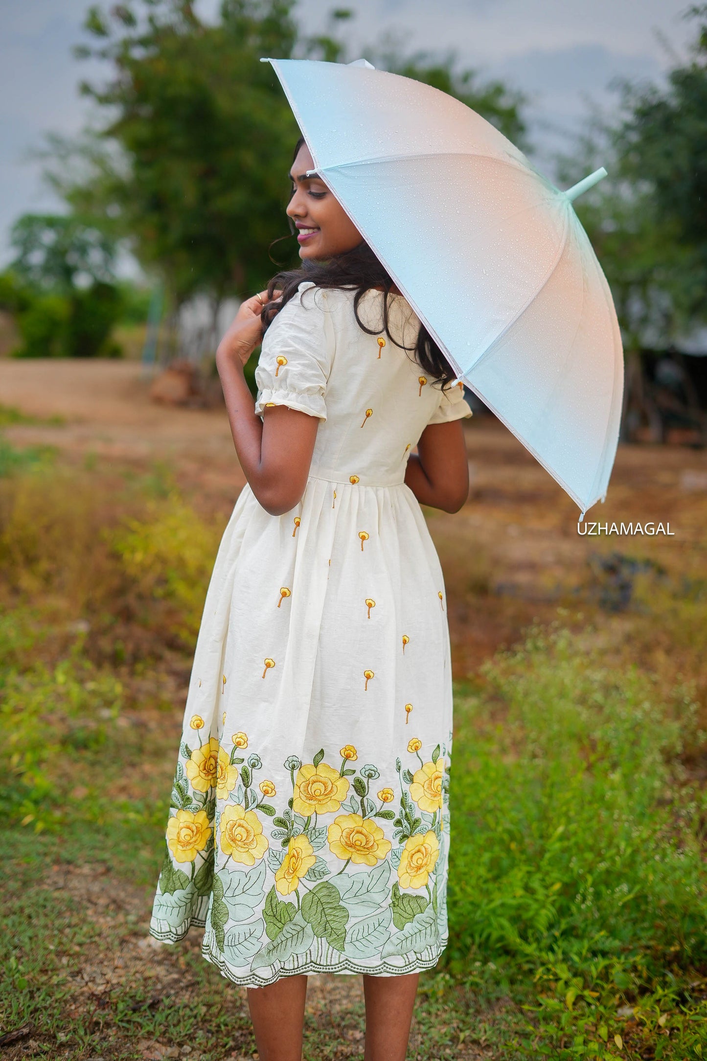Classic White Charm dress