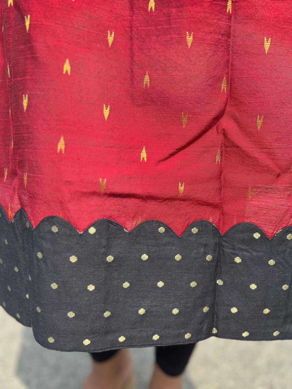 Red Velvet Kurti