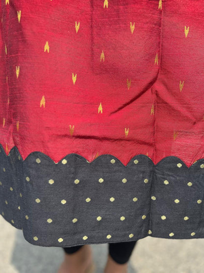 Red Velvet Kurti